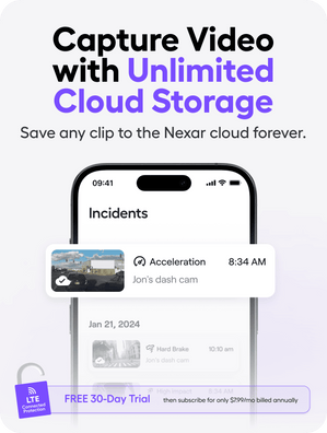 Nexar beam2 basic Subscription + Rear Camera bundle