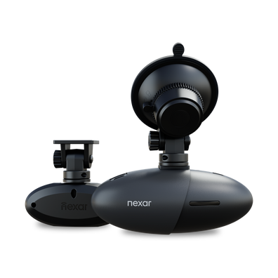Nexar Pro GPS - Dual Dash Cam System (Front & Interior)
